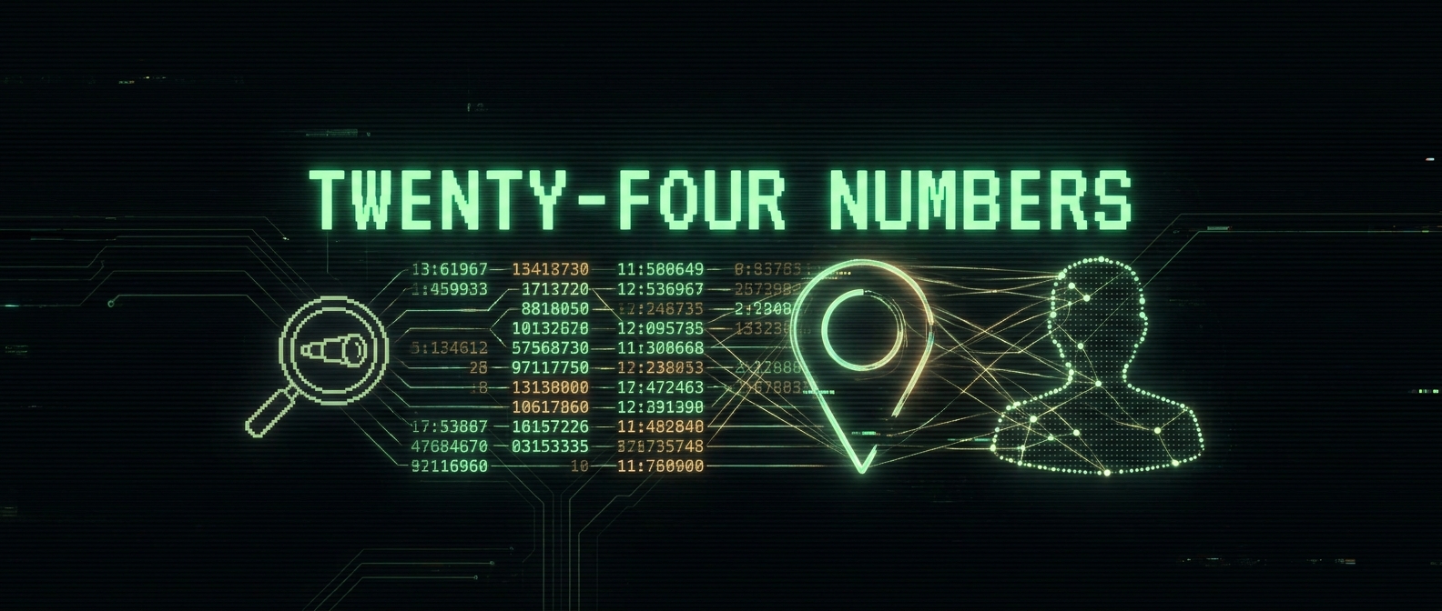 Twenty-Four Numbers banner